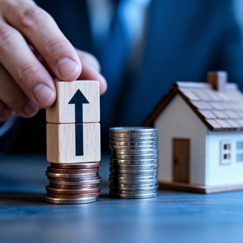 Investment and ROI growth concept